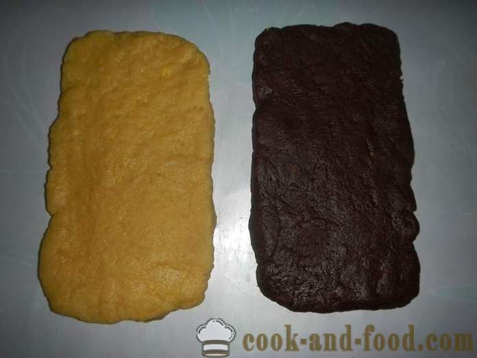 Patiserie franceză Sable - cum să gătească un delicios shortbread în două culori - reteta cu fotografii, pas cu pas