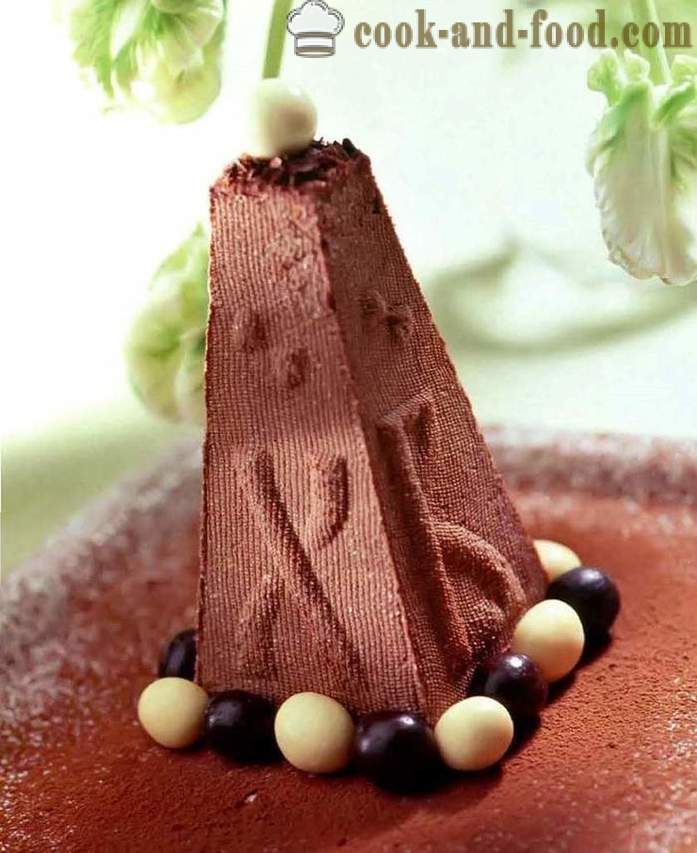 Ciocolata caș Paste și smântână - o reteta simpla pentru ciocolata crud caș de Paste