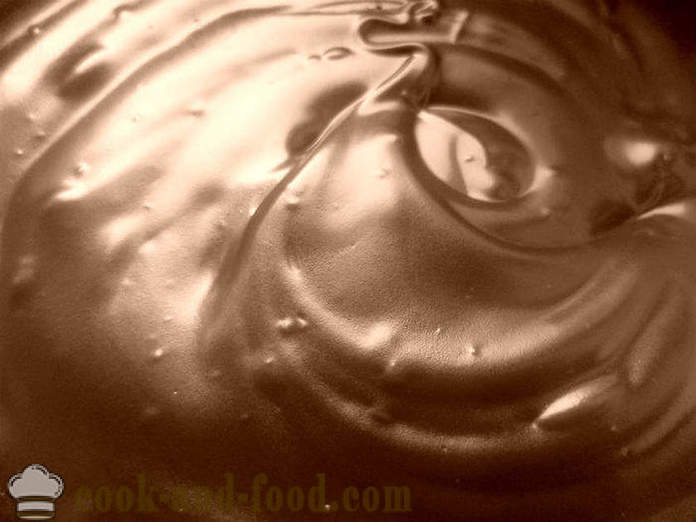 Crema de ciocolata si glazura de lapte - o rețetă bună pentru modul de a face glazura de ciocolata
