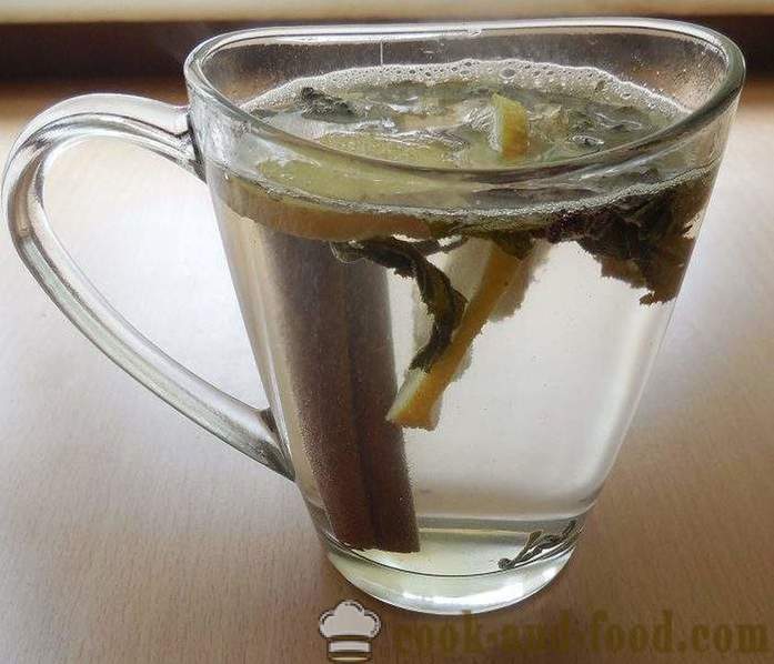 Ceai verde cu ghimbir, lamaie, miere si condimente - cum sa Brew reteta de ceai de ghimbir cu fotografii.
