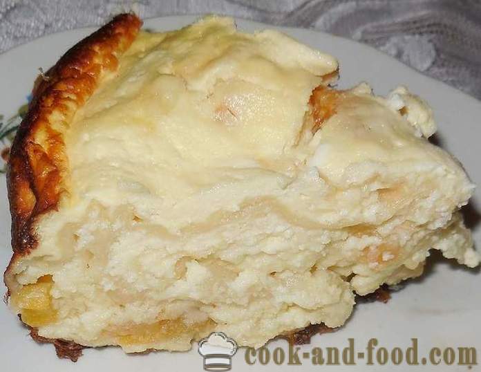 Plăcintă de pâine pita cu cremă de brânză - simplu și delicios pita plăcintă în multivarka reteta cu fotografii.