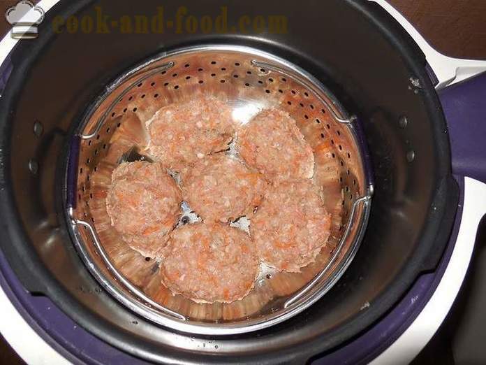 Grechanik cu carne tocată în multivarka - cum să gătească un curcan Grechanik aburit, pas cu pas fotografii de rețete.