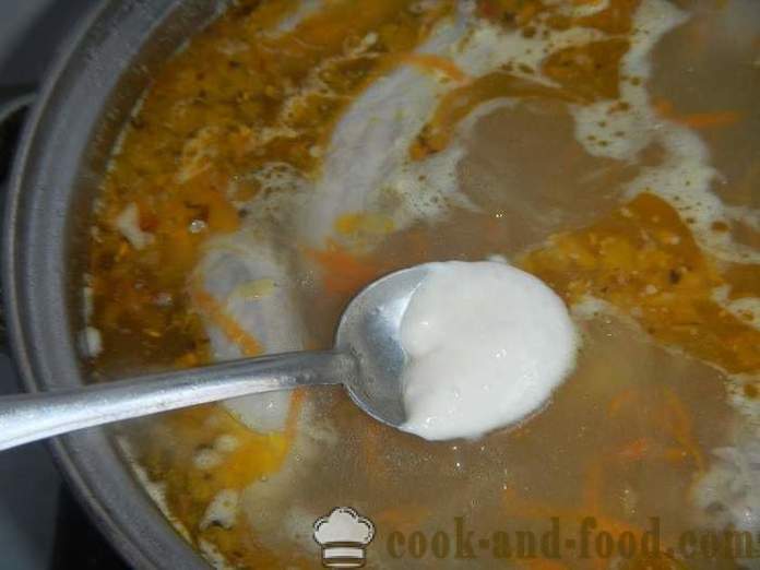 Supa cu găluște și carne de pui - cum să facă găluște pentru supa, un pas cu pas reteta fotografii