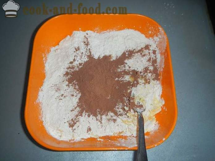 Ciocolata prăjitură cu brânză Giraffe - cum să gătească un tort, pas cu pas reteta fotografii