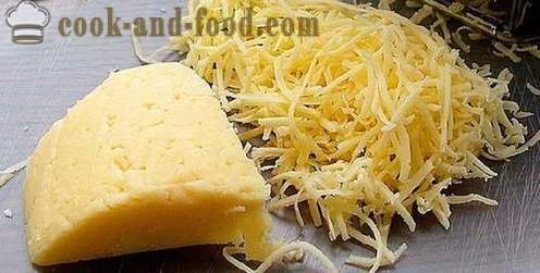 Ciuperci umplute cu brânză și coapte în cuptor. retete simple si delicioase cu fotografii.