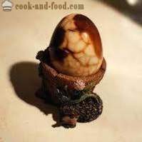 Ouă în chineză sau snacks-uri „infricosator“ pe reteta de Halloween: „Rotten ouă de marmură“