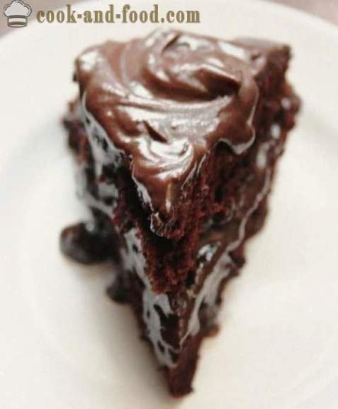 Prăjitură cu ciocolată - simplu și delicios fotoretsept, incremental.