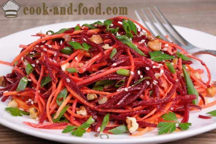 Bogate în vitamine mese: 5 retete salata din sfecla si morcovi - retete video de la domiciliu