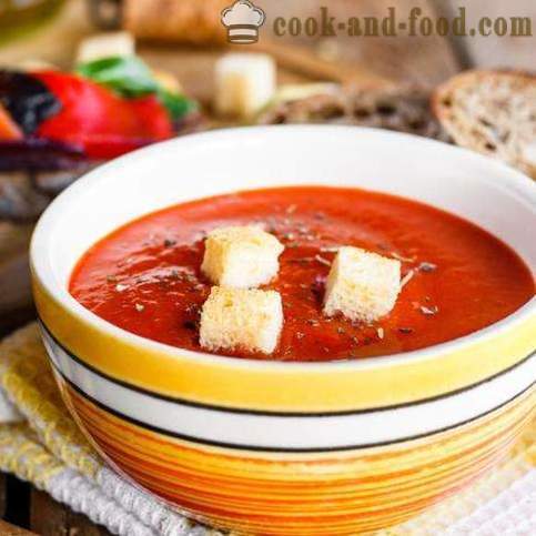 Gătit miracol tomate: supa de rosii - retete video de la domiciliu