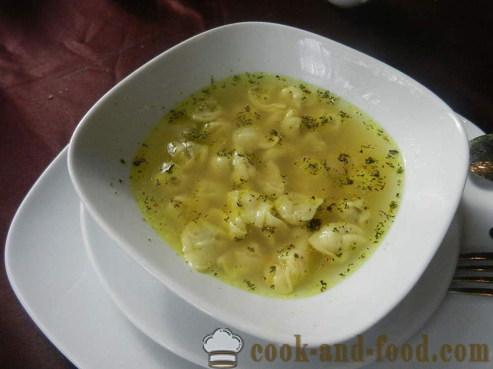 Supa ucraineană cu găluște, rețete de gătit