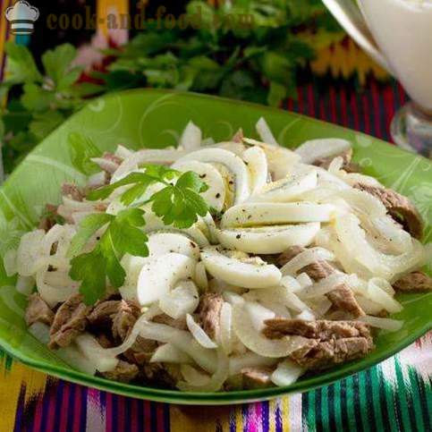 Bucătăria uzbecă: Salata „Tașkent“ - rețete video de la domiciliu