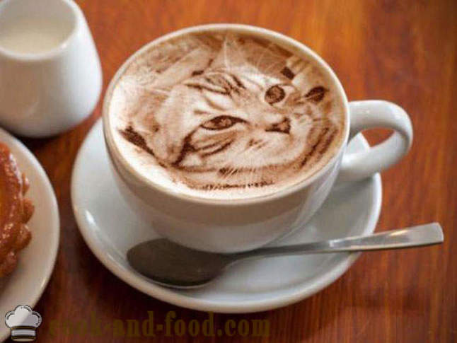 Desene de cafea: pictura latte art